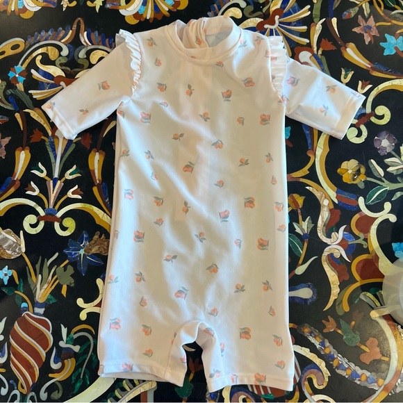 H&M Vibrant Pink and Orange Bodysuit - Picture 1 of 4